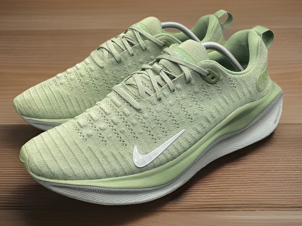 Nike React X Infinity Run Light Oil Green Run Shoes Mens Size 12 Fast Shipping